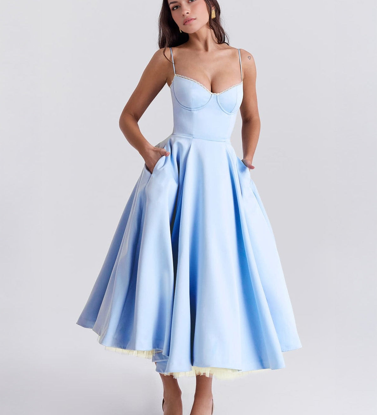 Ophira™ - Elegantní korzetové midi šaty