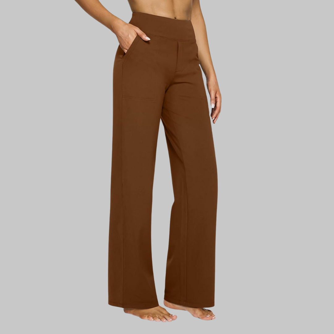 Měkké a Elegantní Jóga Kalhoty pro Ženy – Vysoký Pas Activewear