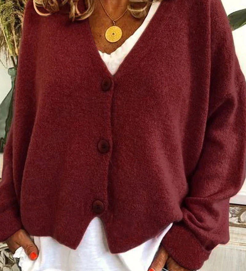 Elegantní a Pohodlný Cardigan pro Ženy – Teplý Každodenní Pletenec