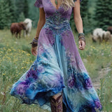 Mavis™ – Elegantní Květinové Maxik Kleid