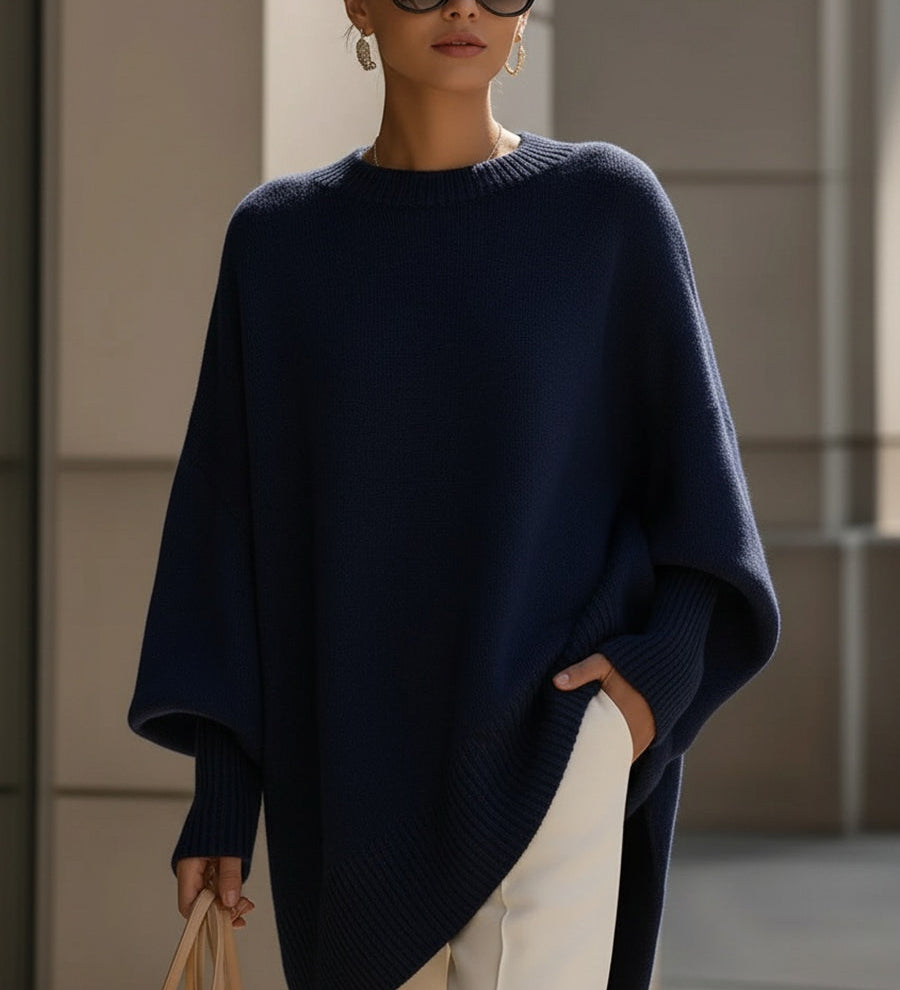 Oversize pončo Elegance bez námahy pro ženy
