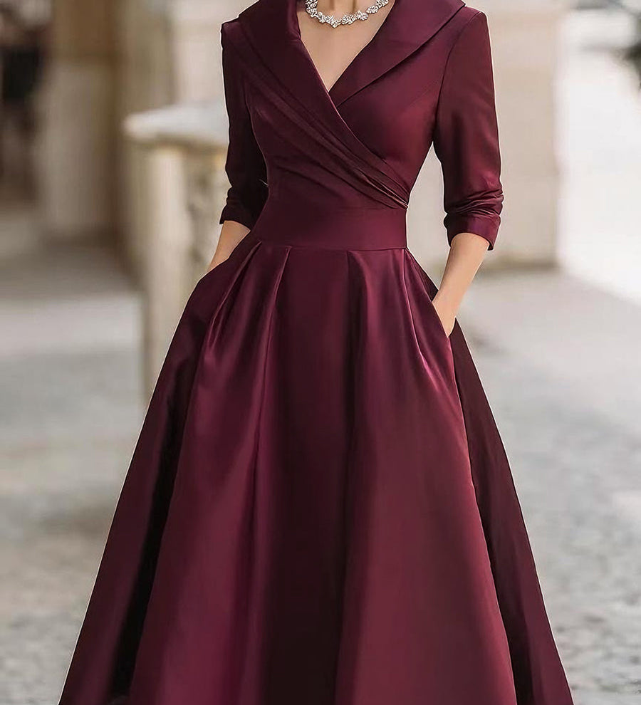 Colette™ | Lina Elegantní Šaty pro Svátky