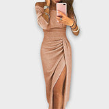 Lena™ - Elegantní Off-Shoulder Šaty