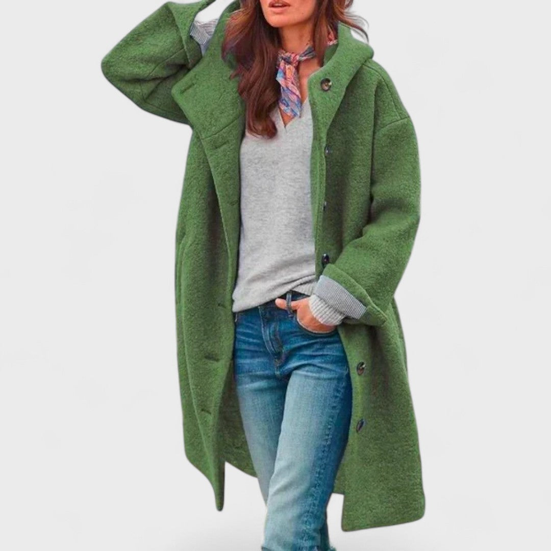 Olivia - Elegantní vlněný plášť