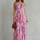 Belladina Okouzlující šaty s kaskádovým volánem