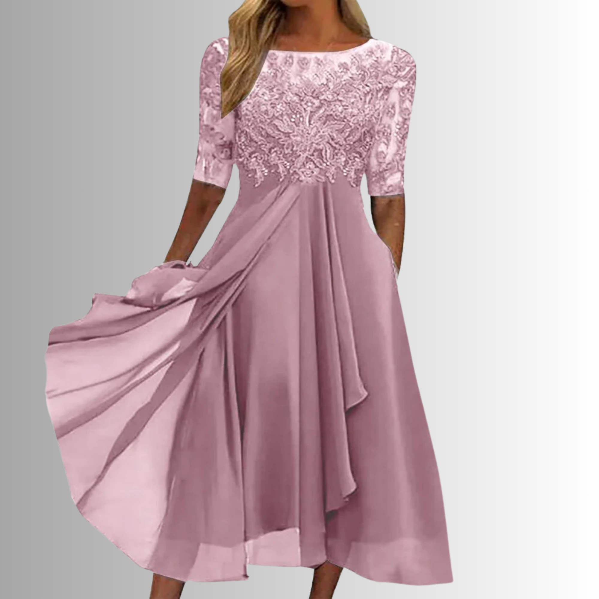 Rhonda™ - Elegantní krajkové šaty