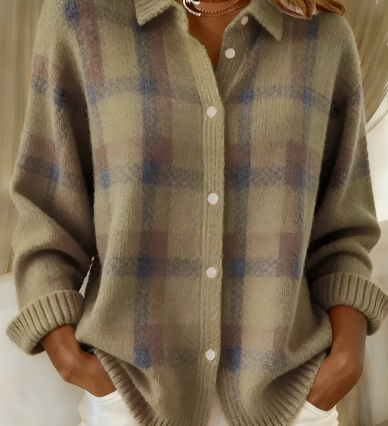Anna™ | Pletený cardigan s pruhy
