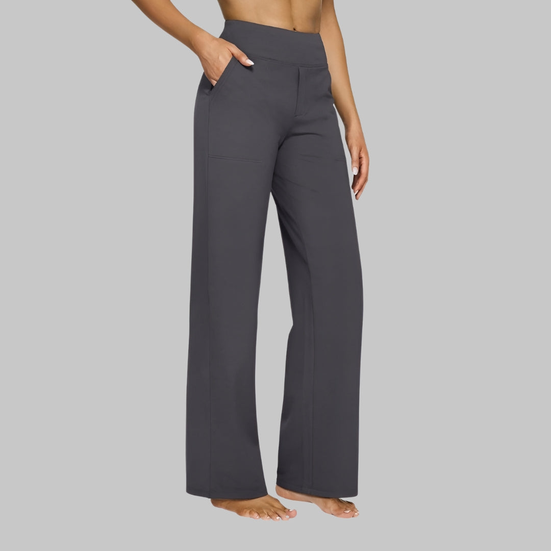 Měkké a Elegantní Jóga Kalhoty pro Ženy – Vysoký Pas Activewear