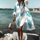 Trendy fluidní košilová šaty bílé