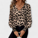 Stylová blůza s leopardím potiskem
