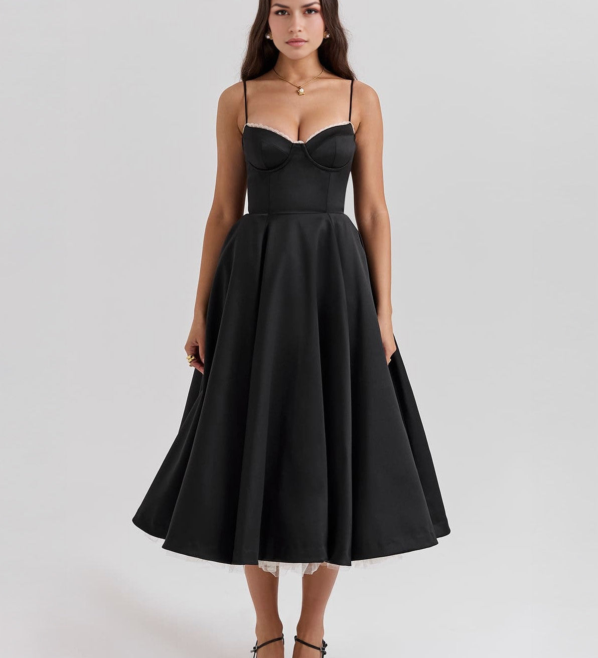 Ophira™ - Elegantní korzetové midi šaty