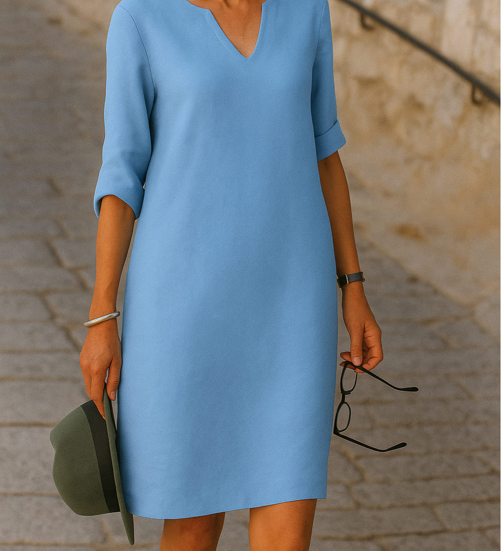 Elvy™ - Elegantní šaty s V výstřihem