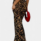 Elena | Maxi sukně s leopardím vzorem