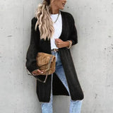 Dlouhý oversize cardigan pro ženy – Volný a pohodlný pletený