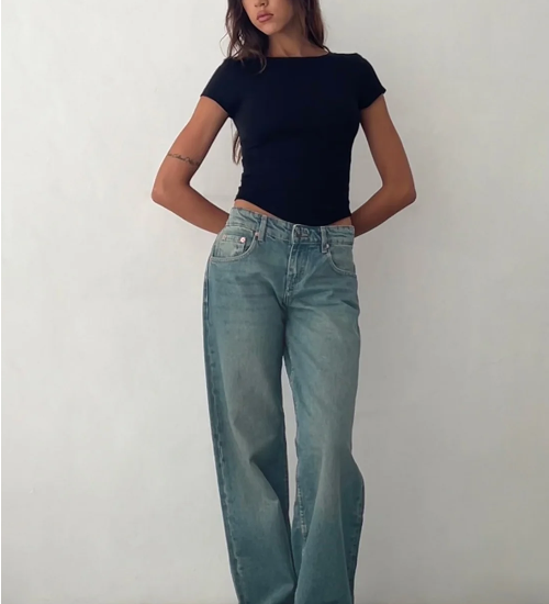 Dámské nízké džíny – Pohodlné a trendy stretch džíny