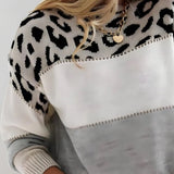 Vera | Elegantní svetr s leopardím vzorem