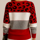 Vera | Elegantní svetr s leopardím vzorem