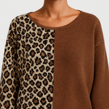 Marina - Každodenní svetr s leopardím vzorem