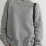 Oversize rolák z kašmíru pro ženy – Jemný, teplý, elegantní a ležérní