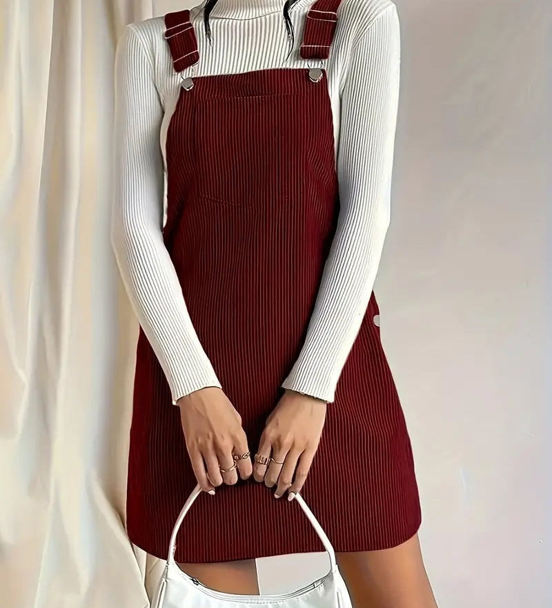 Dámské manšestrové šaty – Retro styl