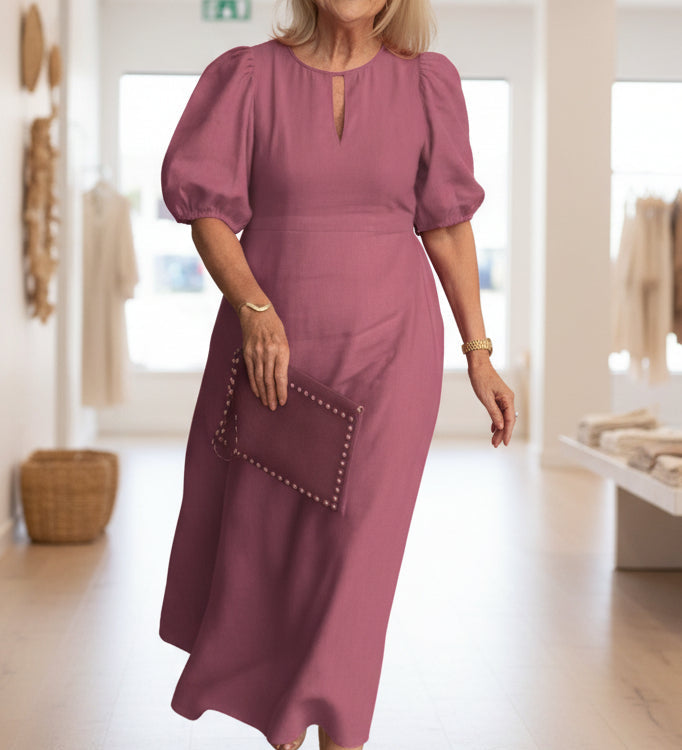 Elegantní dlouhá černá šaty pro ženy - Chic a nadčasové šaty