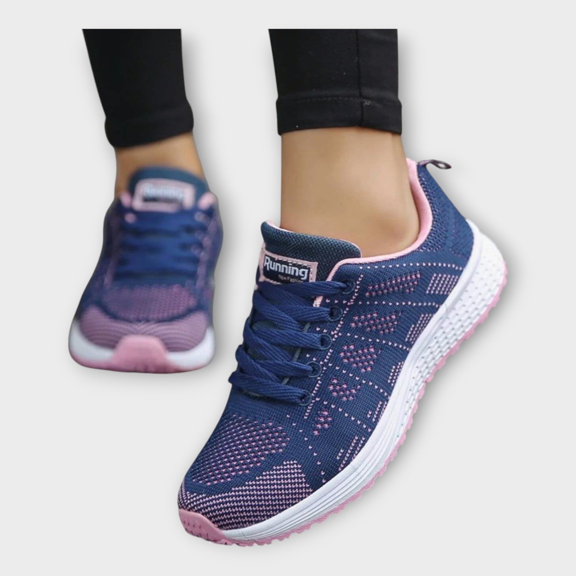 Sabina Eleganti Textilní Sportovní Boty s Protiskluzovou Podešví