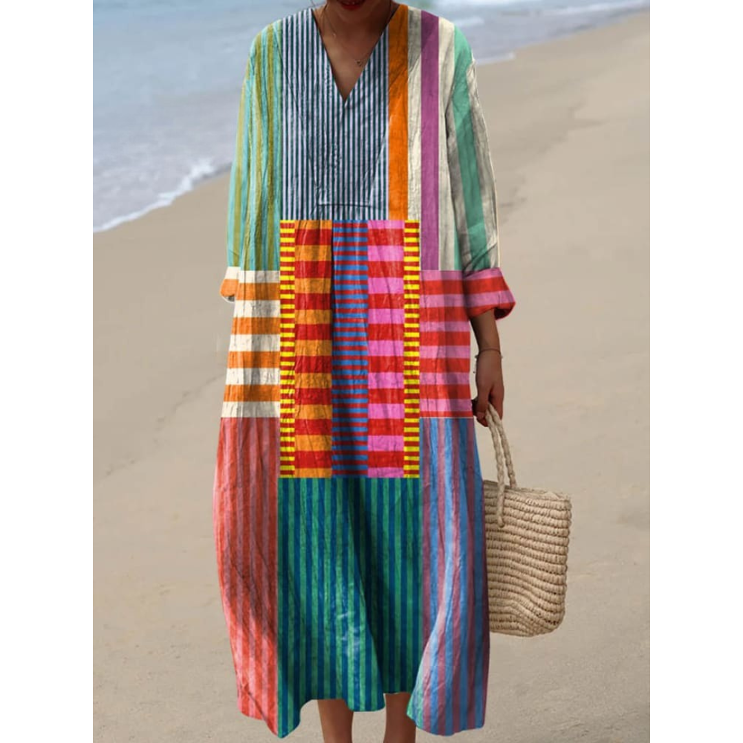 Katrin™ - Geometrické šaty v vintage stylu pro ženy
