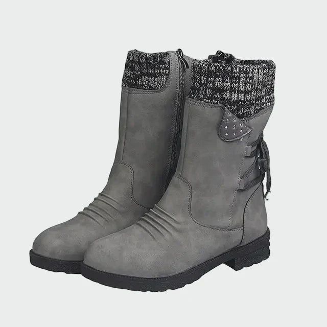 Stylové dámské boty z měkké kůže