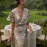CLARANDRA™ - MIDI-KLEID V KUPRU
