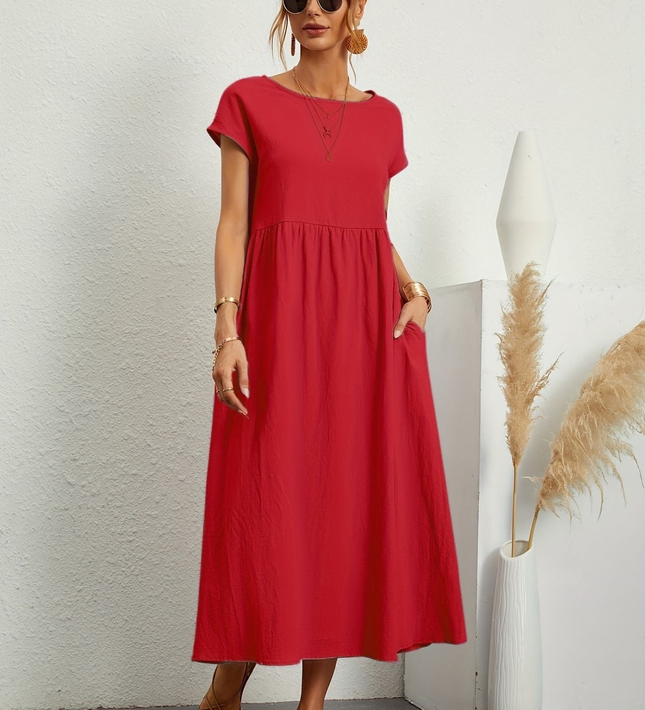 Caroline™ - Elegantní Casual Šaty