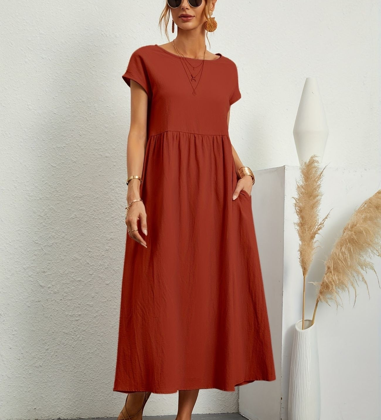Caroline™ - Elegantní Casual Šaty