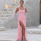 MARILYN™ - Stylové Maxikvádlo s Otevřeným Zádům pro Formální Příležitosti