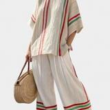 Mia – boho triko s volnými kalhotami