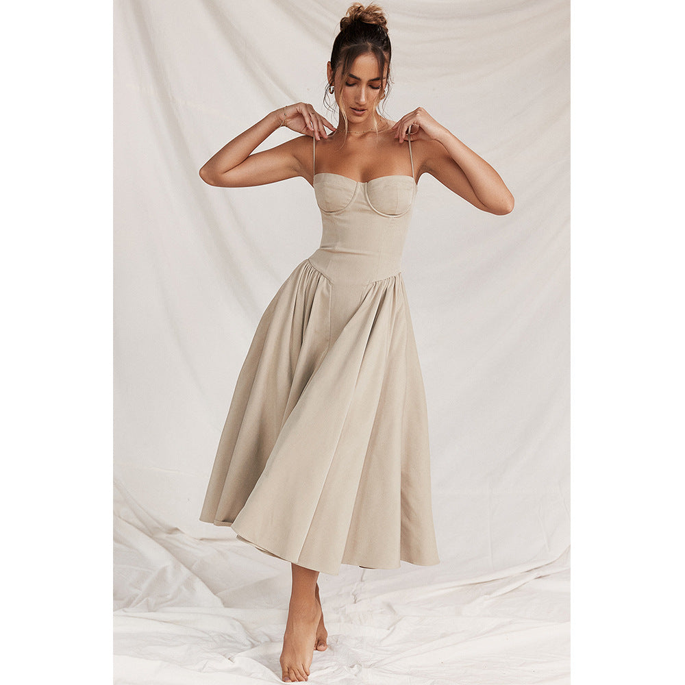 Robe Midi Korzet pro Ženy s Nastavitelnými Ramínky – Elegantní a Lichotivá