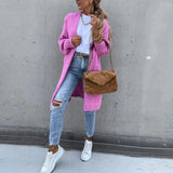 Dlouhý oversize cardigan pro ženy – Volný a pohodlný pletený