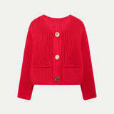 Elegantní a pohodlný pletený cardigan pro ženy