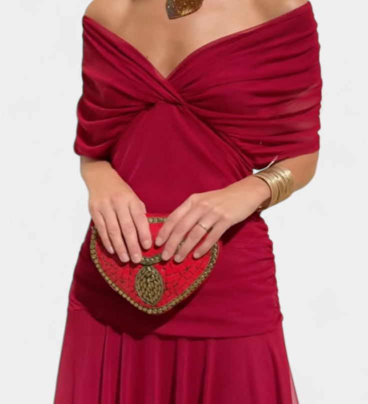 Elegantní Šaty Rebeca pro Ženy – Večerní Styl s Průhlednými Rukávy