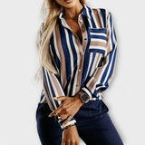 Emily – Casual a Uvolněný: Pruhovaná Blůza