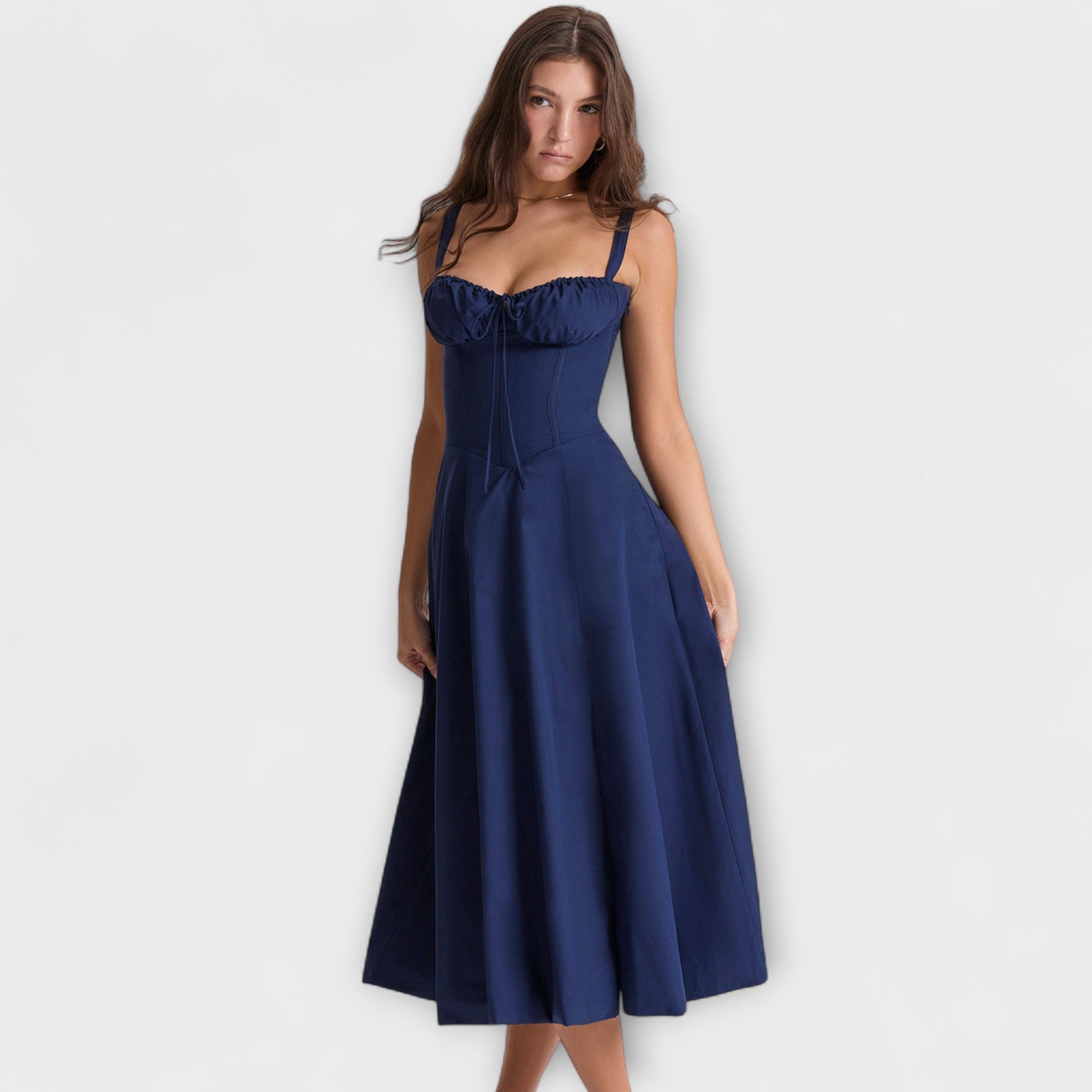 Zipporas - Přizpůsoben dress s moderním jarním květinovým potiskem