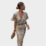 CLARANDRA™ - MIDI-KLEID V KUPRU