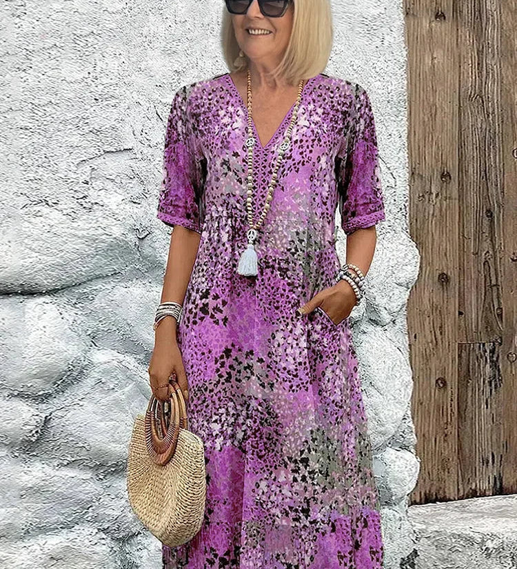 Monica | Elegantní květinové šaty