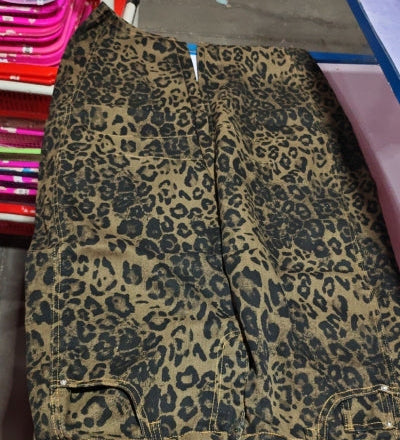 Dámské džíny Barrel Large Jambe Large Taille Moyenne Stretch – Ležérní Denim Baggy