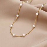 Náhrdelník Nura Pearl z 18K zlata