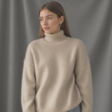 Oversize rolák z kašmíru pro ženy – Jemný, teplý, elegantní a ležérní