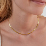 Zlatý náhrdelník Sarya Snake Chain