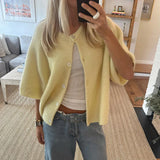 Elegantní krátký rukáv cardigan pro ženy