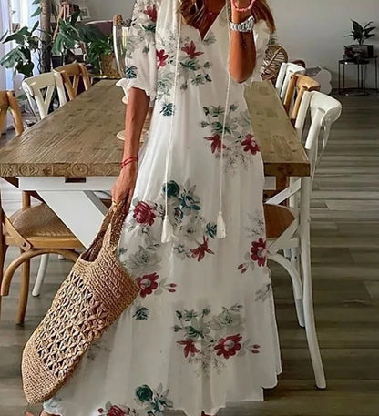 Emily™ - Boho šaty s pokrytím břicha
